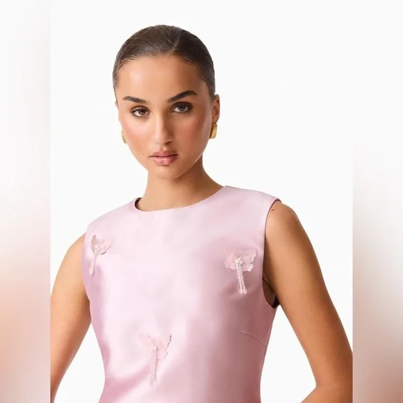 Elliatt Women's Pink Tula Shift Mini Dress Size S NWT formal - Picture 4 of 9